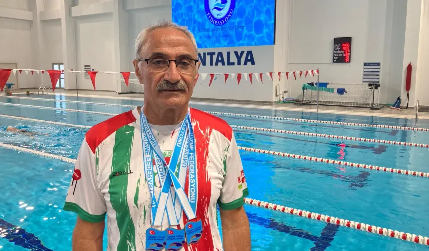 Bostanlısporlu Ateş’ten yüzmede 1'i altın, 5 madalya