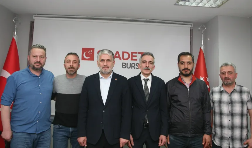 Çıraklık Mağdurları Saadeti ziyaret etti