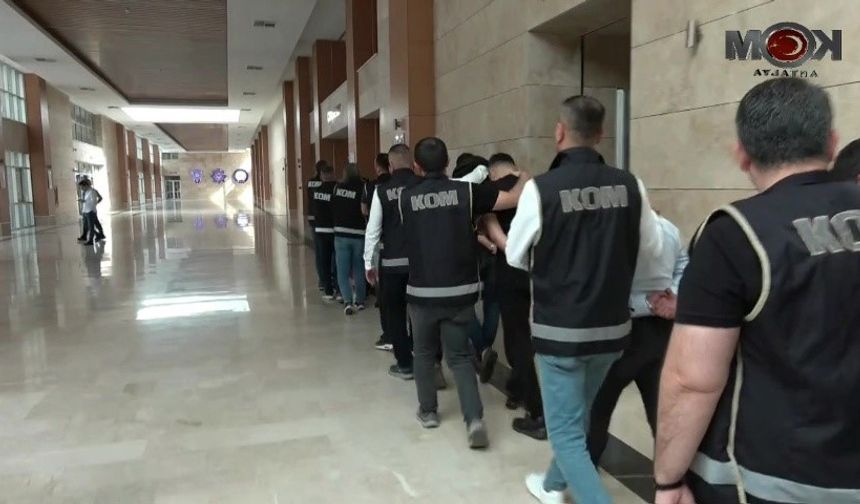Antalya’da ’tefecilik’ operasyonu: 7 kişi tutuklandı
