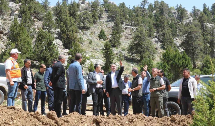 Gazipaşa-Kazancı-Ermenek Yolu’nda çalışmalar başladı