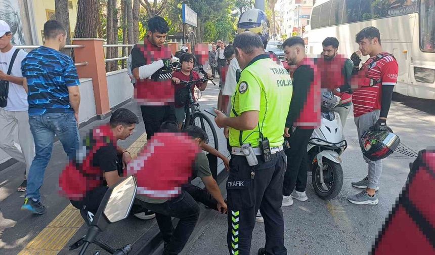 Kaza yapan kurye için arkadaşları seferber oldu