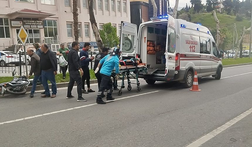Motosikletin çarptığı yaya hayatını kaybetti