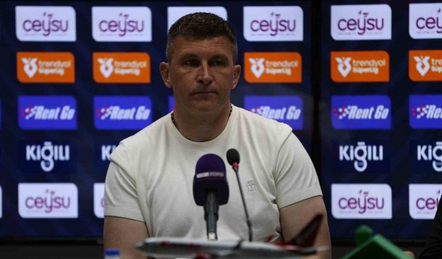 Sergej Jakirovic: "Aldığımız 1 puanla tatmin olmamız gerekiyor"