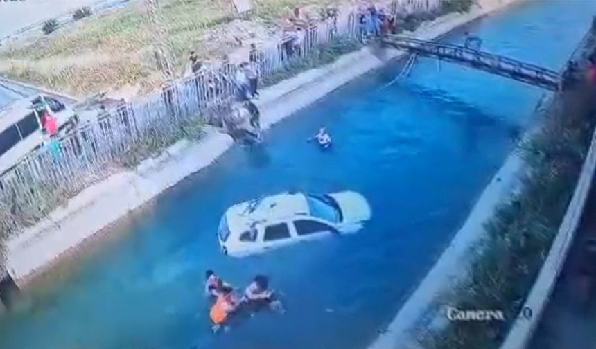 Sulama kanalında can pazarı