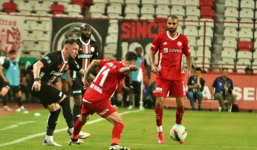 Trendyol Süper Lig: Antalyaspor: 0 - Gaziantep FK: 0 (Maç sonucu)