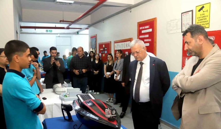 ‘Üreten Gençlik Proje ve Ürün Sergisi’ Mersin OSB’de açıldı