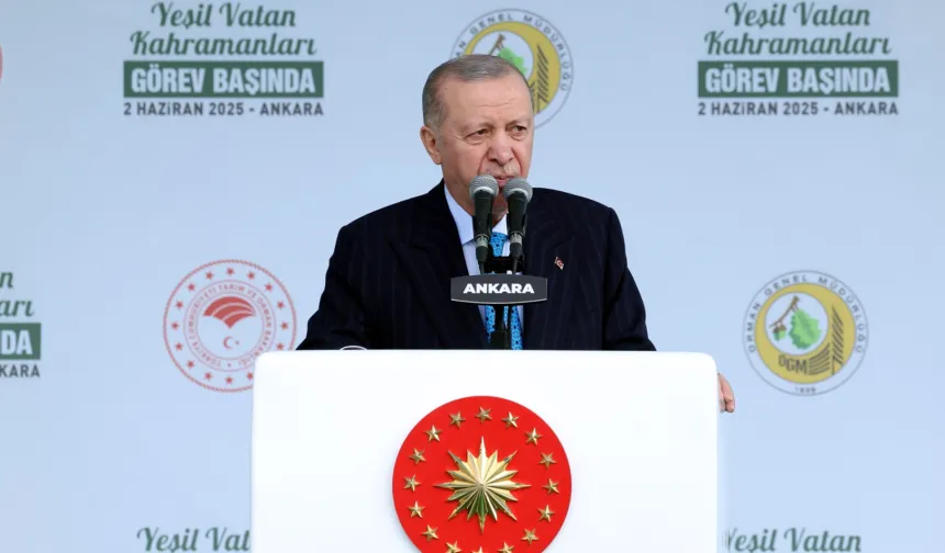 Cumhurbaşkanı Erdoğan: Orman varlığı yüzde 30'a ulaştı