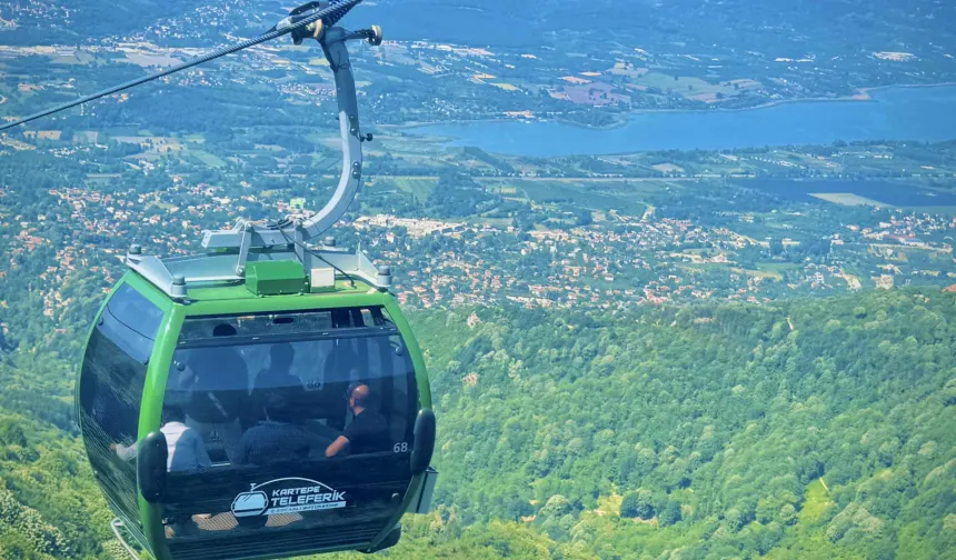 Kartepe Teleferik bayramda ilgi odağı oldu