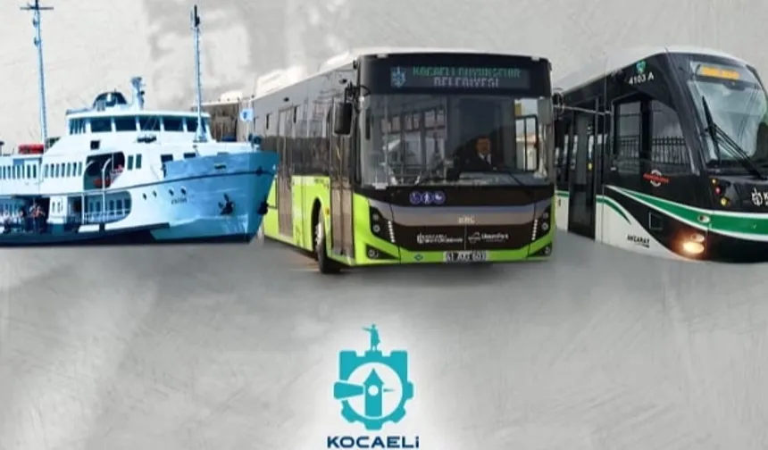Kocaeli'de bayram boyunca ulaşım ücretsiz