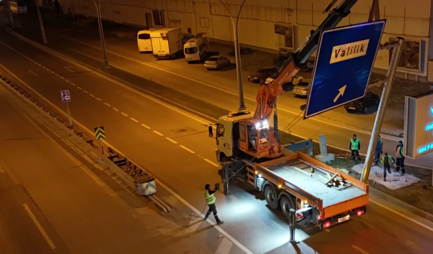 L tipi levhalar, trafik akışını rahatlatıyor