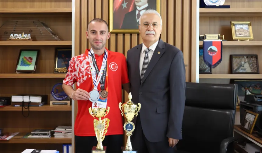 Mardinli sporcu Ahmet Alkanoğlu'ndan bir başarı daha!