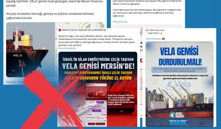 Mersin Limanı iddialarına yalanlama: İsrail için çelik taşındığı iddiası asılsız