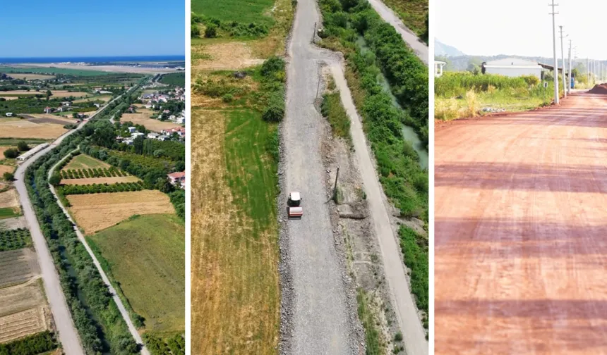 Muğla Dalaman'da yol çalışmaları hız kazandı