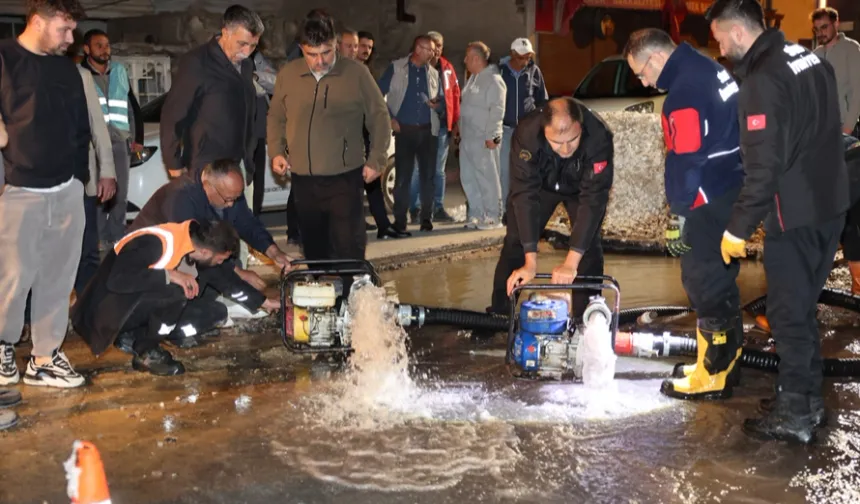 Sivas'ta su kesintisi krizi çözüldü