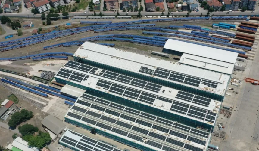 TÜRASAŞ'tan dev adım... Güneş enerjisiyle tren üretimi
