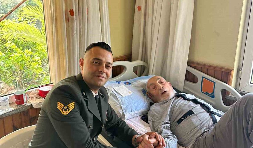 Askerlik Şubesi Başkanı Şahiner’den Kore Gazisi’ne anlamlı ziyaret