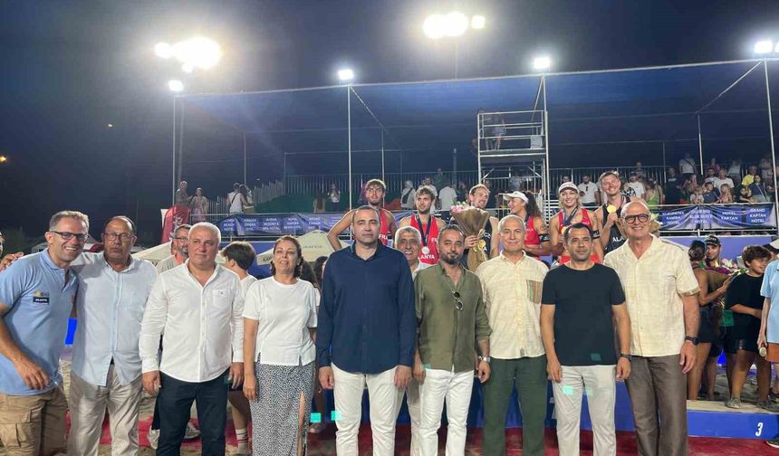 Dünya Plaj Voleybolu Pro Tur’un Alanya etabı tamamlandı