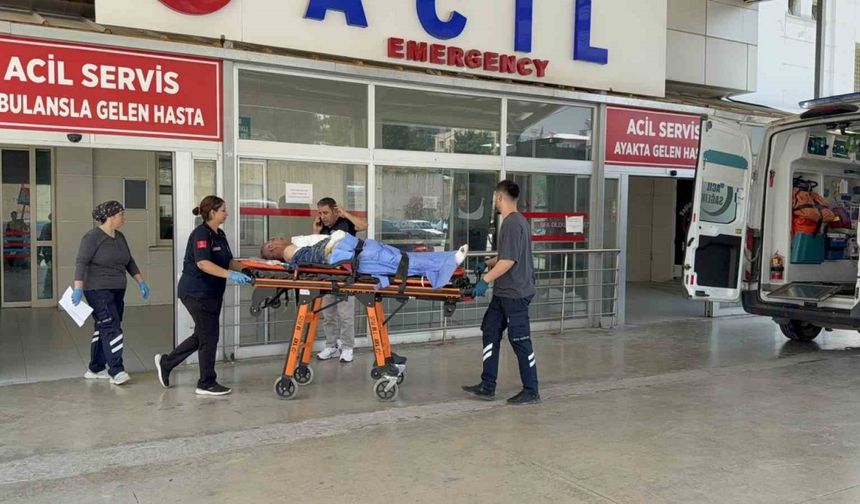 Elektrik akımına kapılan işçi yaralandı