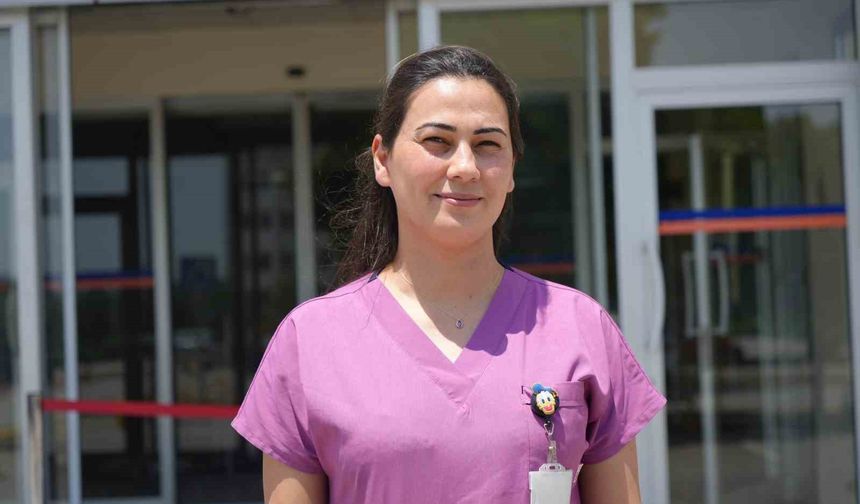 Görevli hemşire hastanenin acil servisindeki yangında verilen mücadeleyi anlattı