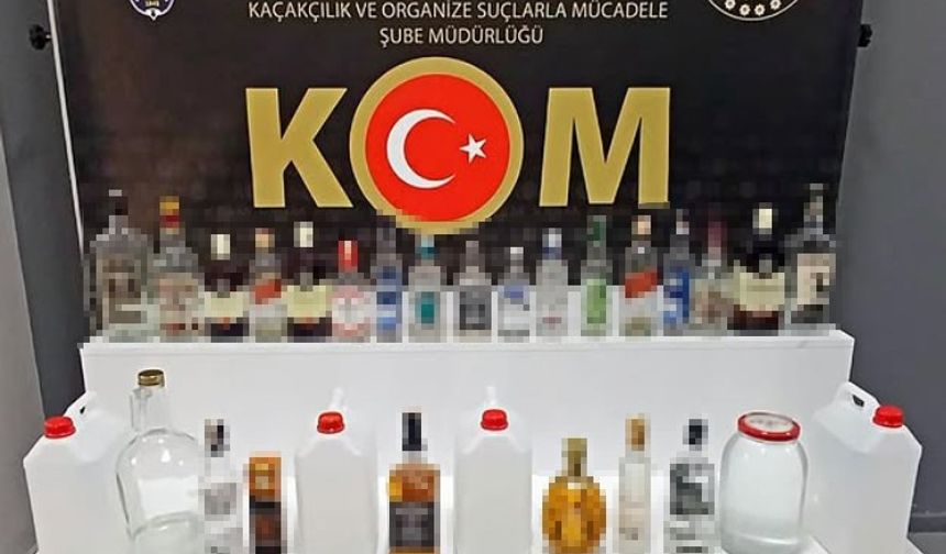 Isparta’da kaçak alkol operasyonu: 27 litre kaçak içki ele geçirildi
