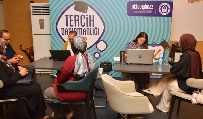 Bursa Yıldırım’da gençlere ücretsiz tercih danışmanlığı hizmeti