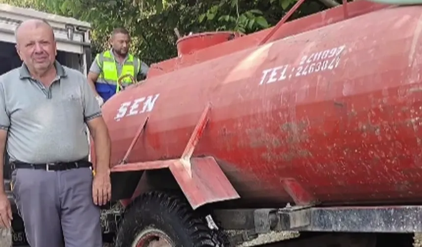 O bölgeye su taşıdı, Bursa'nın gönlünü kazandı