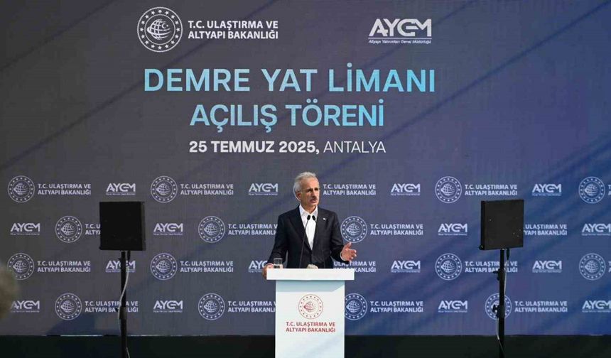 Bakan Uraloğlu: "Türkiye’yi uluslararası yat turizminin vazgeçilmez destinasyonu haline getirdik"