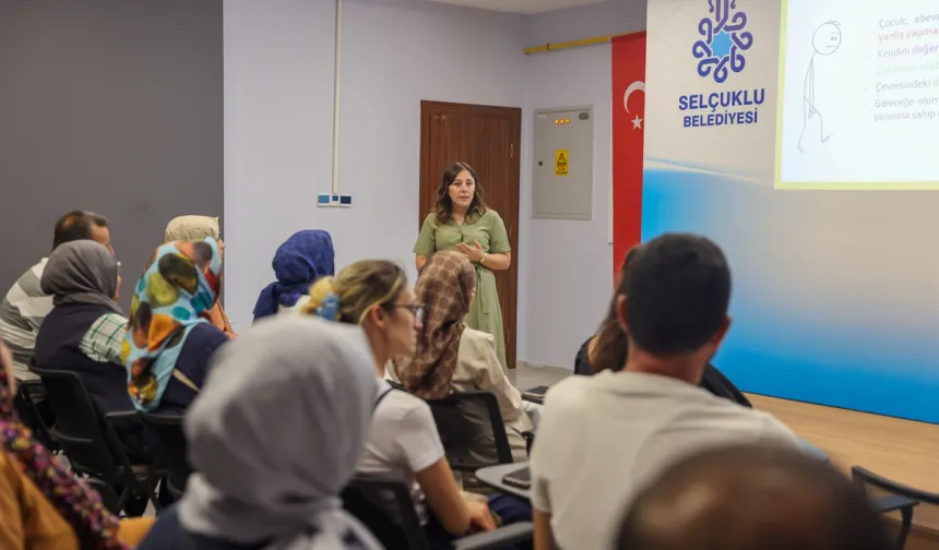 Konya SAGEM'de olumlu ebeveynlik becerileri anlatıldı