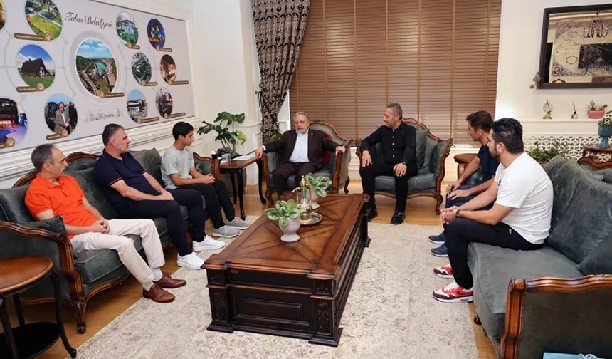 Mustafa Çiğdem'den Başkan Yalçın'a ziyaret