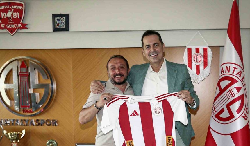 Ali Atasever, Antalyaspor Başkanı Rıza Perçin’i ziyaret etti