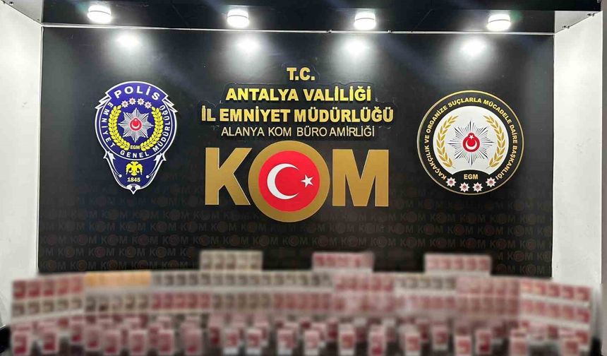 Antalya’da KOM operasyonlarında 2 şüpheli tutuklandı çok sayıda malzeme ele geçirildi
