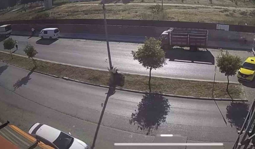 Cinayet gibi kaza kamerada