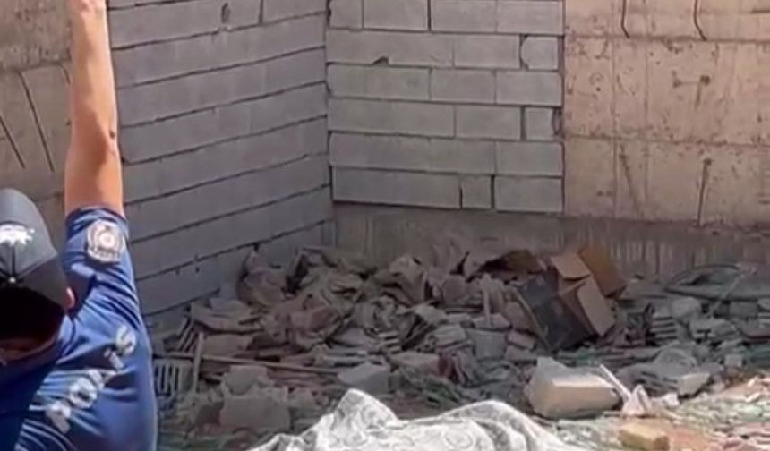 Kahramanmaraş’ta inşattan düşen işçi hayatını kaybetti