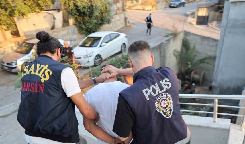 Mersin’de eş zamanlı operasyon: 21’i hükümlü 56 şahıs yakalandı