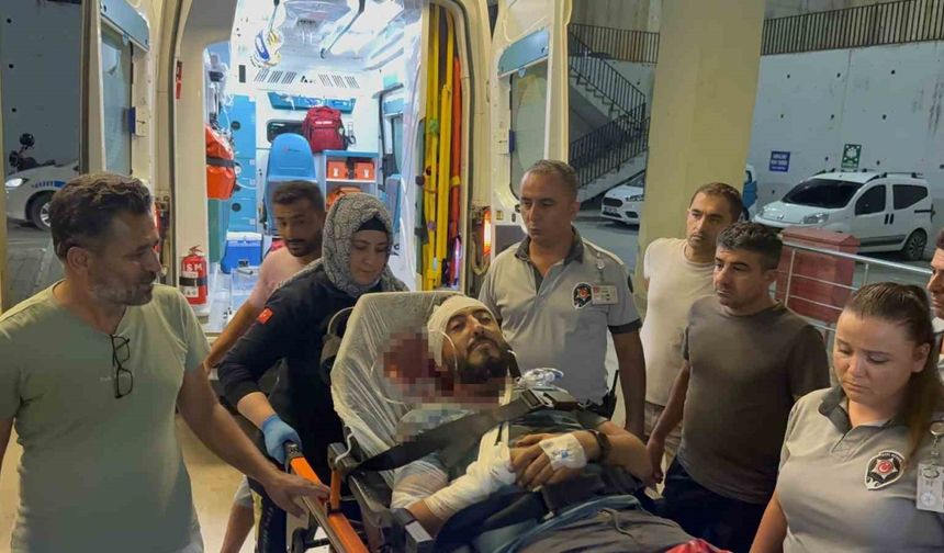 Orman yolu çalışmasında patlatılan dinamit işçiyi ağır yaraladı