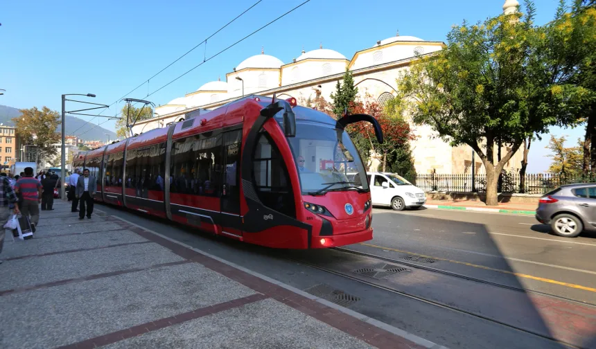 Bursa'da T1 tramvayına zorunlu ara!