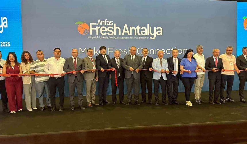 Anfaş Fresh Antalya Fuarı kapılarını açtı