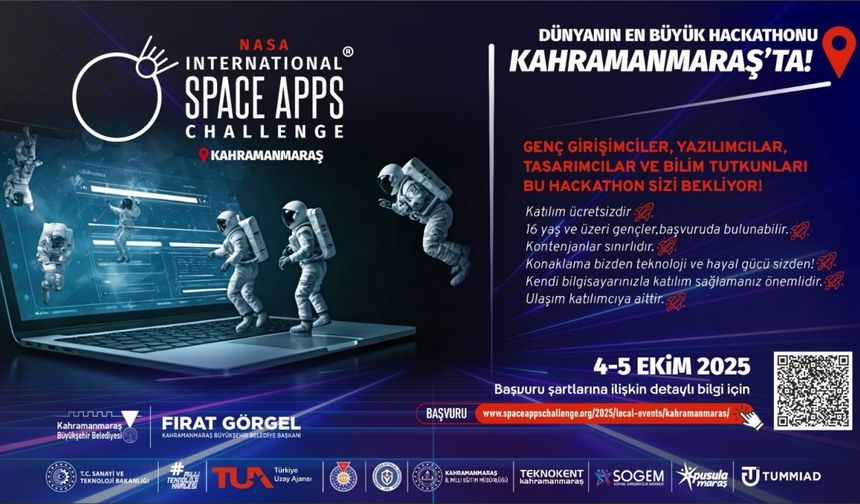 Kahramanmaraş’ta "NASA Space Apps Challenge" organizasyonu