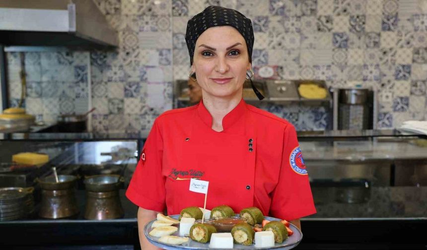 Uzak Doğu’dan gelen müşterilerinden esinlendi, ’Sushi Kadayıf’ yaptı
