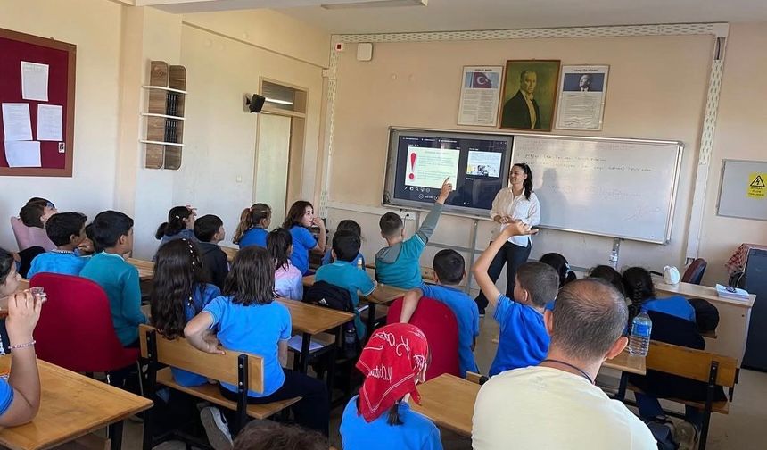 Gazipaşa’da öğrencilere su tasarrufu ve gıda güvenliği eğitimi