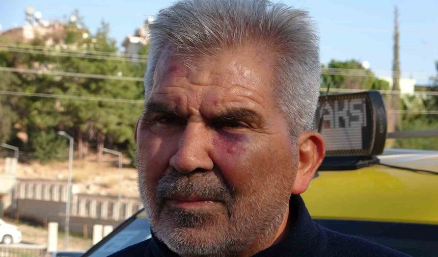 Mersin’de 62 yaşındaki taksiciyi bıçaklayıp darp ettiler