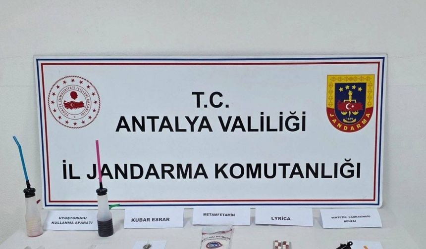 Antalya’da uyuşturucu operasyonu