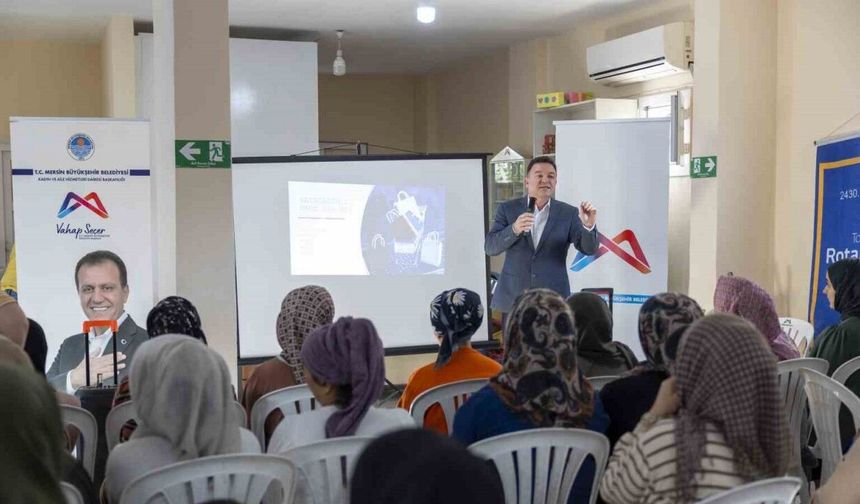 Kadınlara yönelik EVKA eğitimleri Mersin’de yoğun ilgi gördü