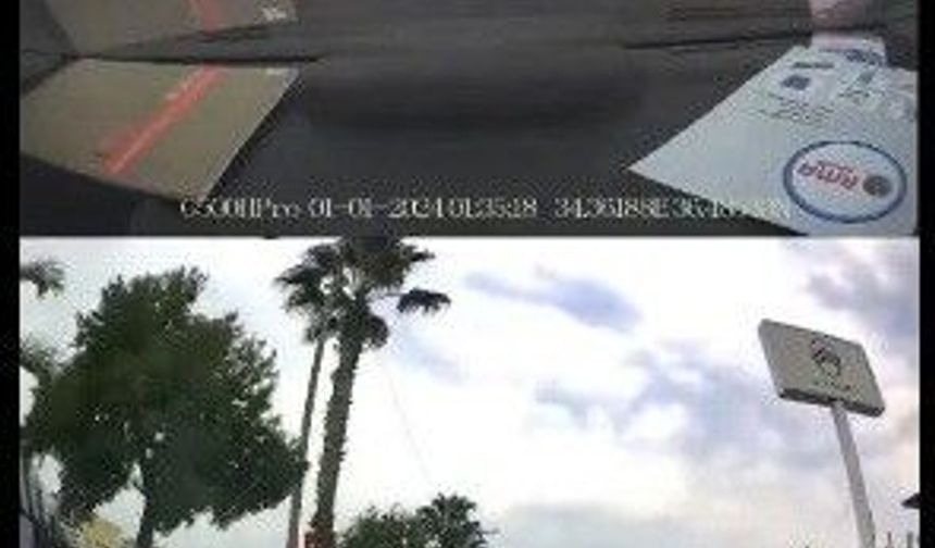 Mersin’de makas atan sürücü gözaltına alındı