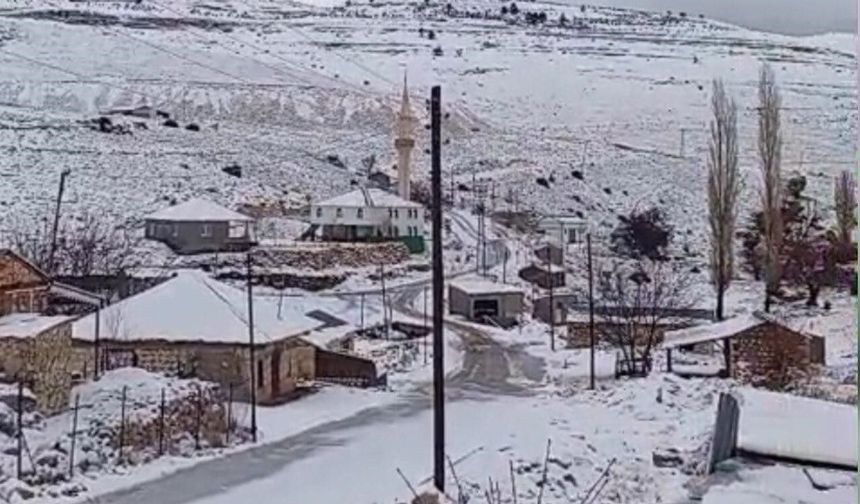 Mersin’in yüksek kesimlerinde kar yağışı etkili oldu