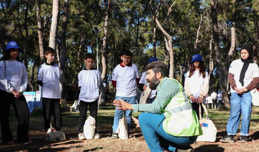 Orman ekosisteminde atıkların tehlikesi uygulamalı gösterildi