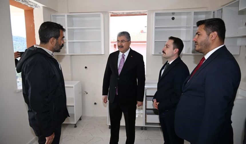 Osmaniye Hasanbeyli’de 2 katlı deprem konutları tamamlanıyor