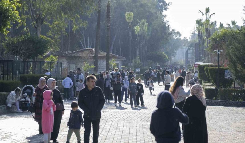 Tarsus Doğa Parkı yarıyıl tatilinde binlerce ziyaretçiyi ağırlıyor