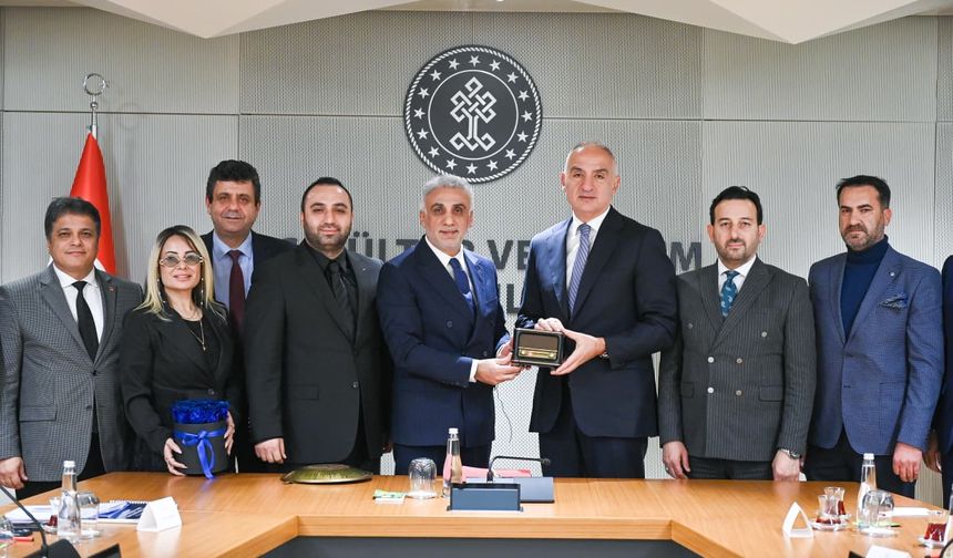 Radyo ve Televizyon Yayıncıları Meslek Birliği’nden Bakan Ersoy’a ziyaret