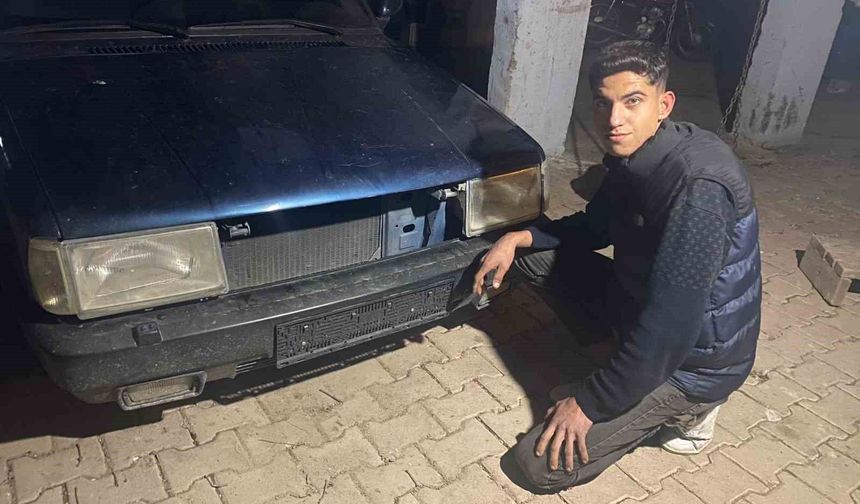 Arkadaşına selam vermek için bastığı kornadan ses çıkmayınca çalındığını fark etti